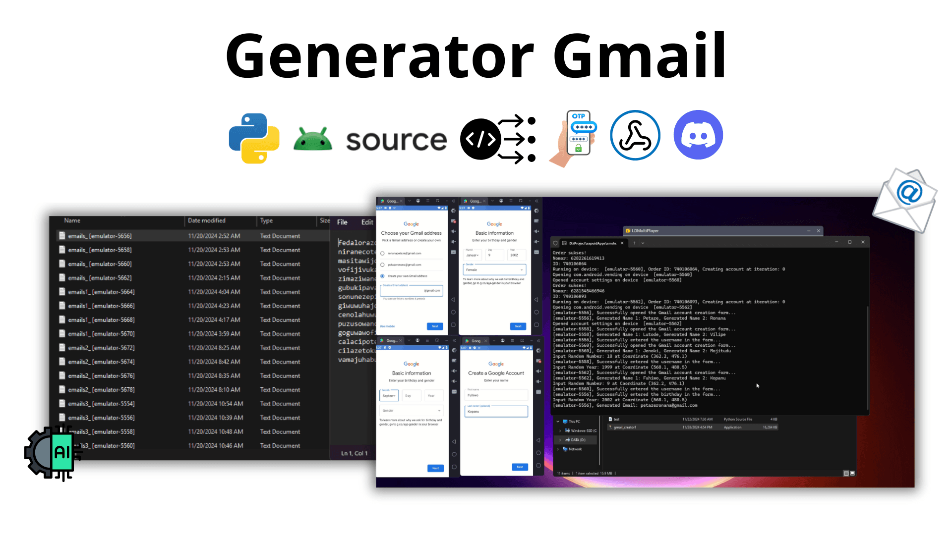 Generator Gmail Automation